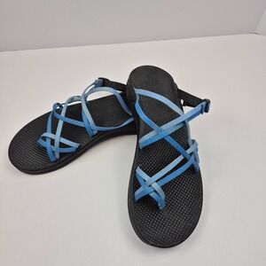 Chaco Sandals‎ Strappy Blue Sky Ocean Water Ready Comfortable Women's 12 Hiking